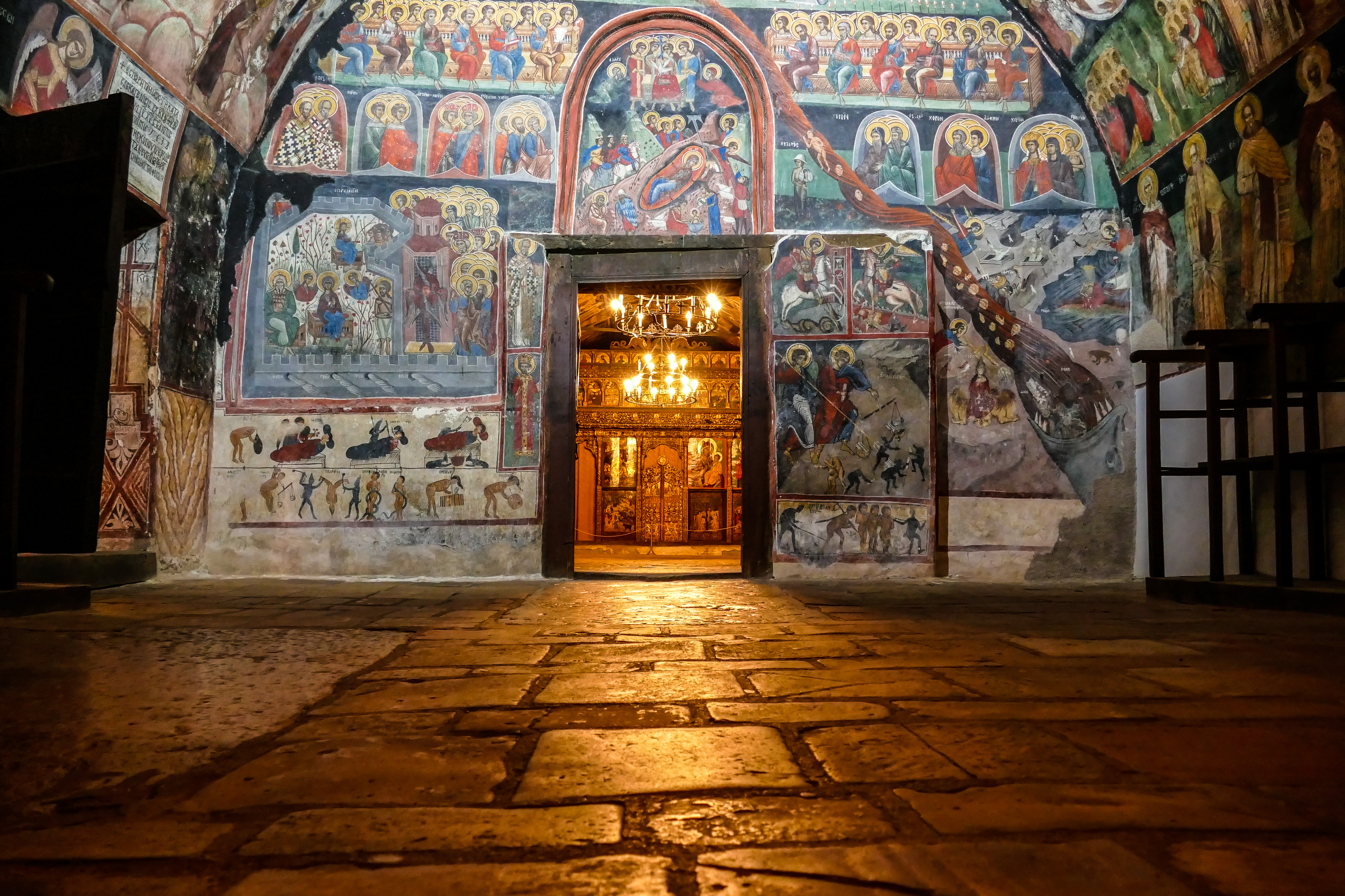 Arbanasi, Christi Geburt Kirche, 15. Jahrhundert, mit 3500 Abbildungen, 16./17.Jahrhundert